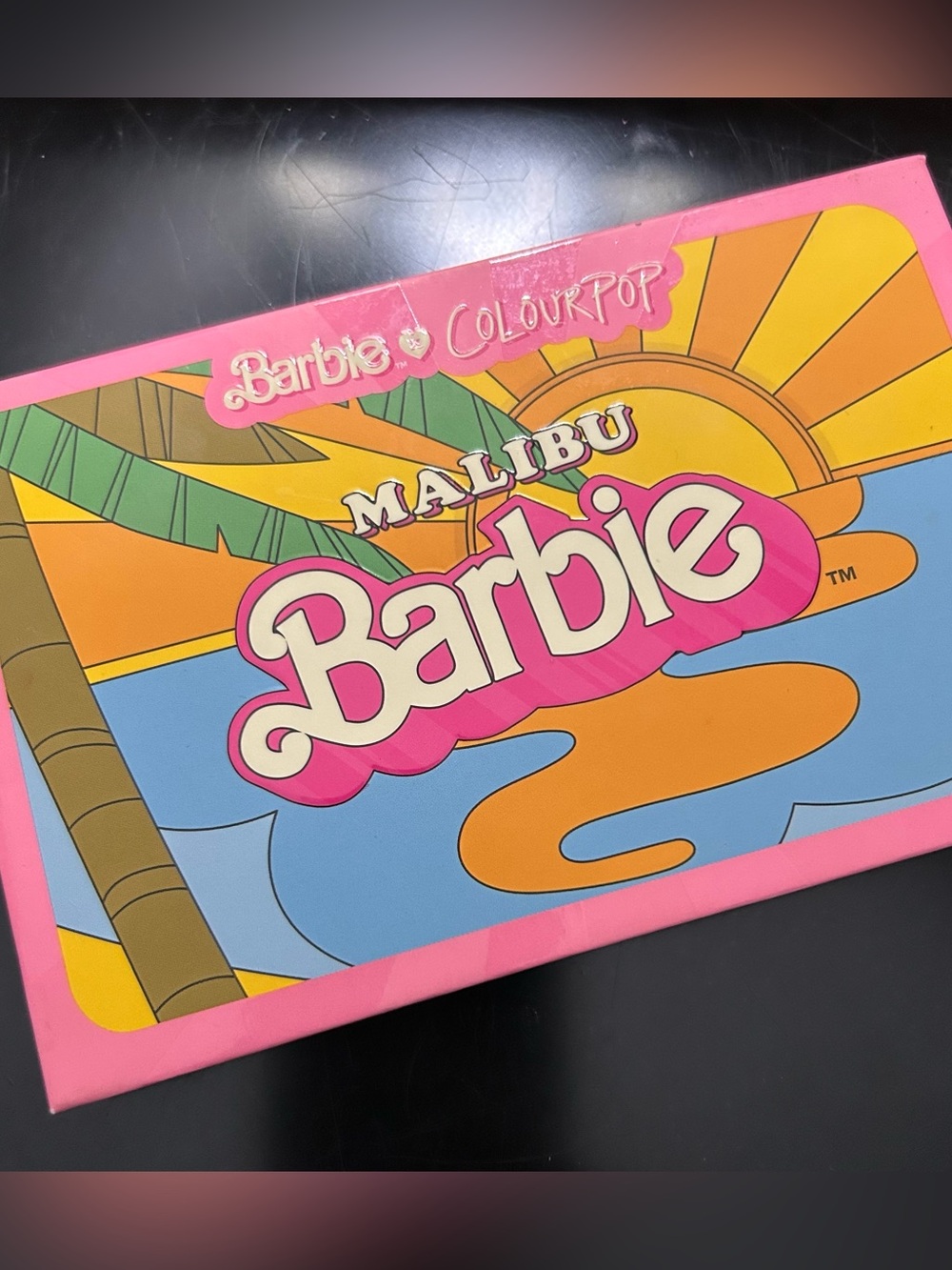Barbie ColourPop Malibu Eyeshadow Palette - Pink, Blue, Yellow, Orange, Green